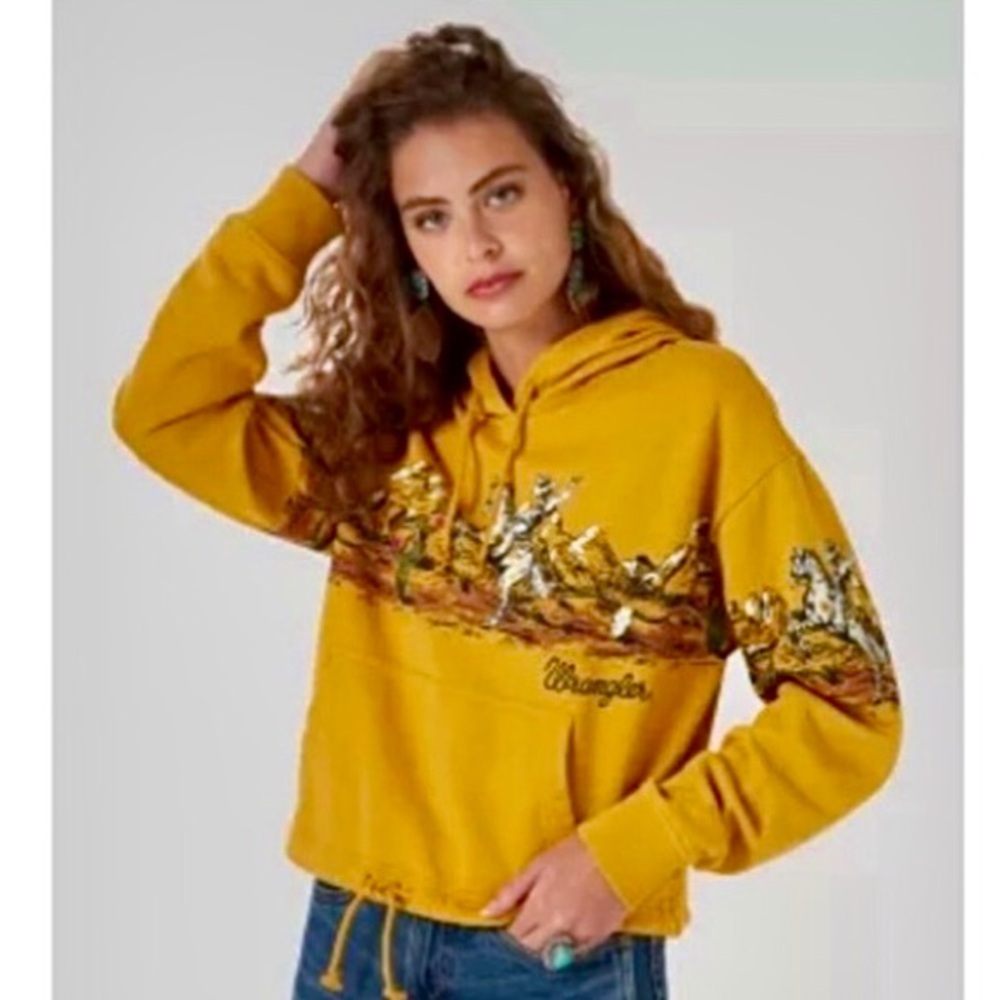 Wrangler Hoodie with Nature Graphic